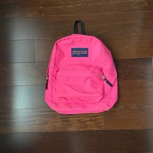 Bright pink Jansport Backpack